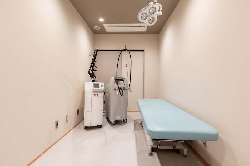 先進機器によるあざ治療